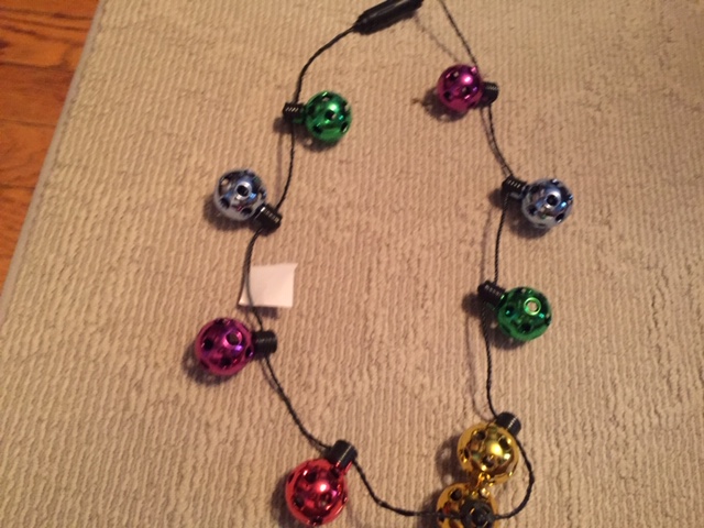 disco ball necklace
